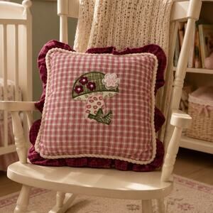 Vintage Baby Martex Mushroom pillow